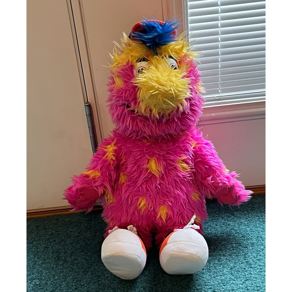 Build-A-Bear Cleveland Indians Slider Mascot Plush MLB Official Chief Wahoo Hat
